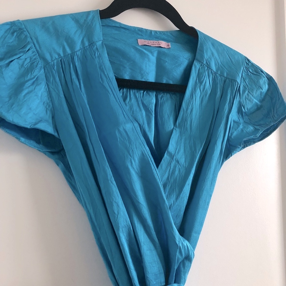 Calypso Signature Silk Wrap Dress Size 0